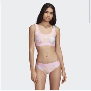Adidas NWT tie dye bikini top
